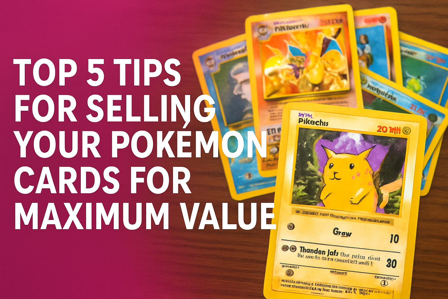 Top 5 Tips for Selling Your Pokémon Cards for Maximum Value