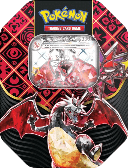 Trading card tins sealed TCG products