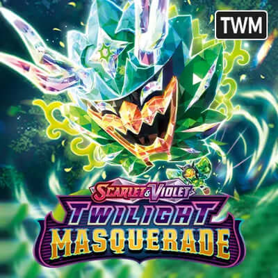Twilight Masquerade TWM Pokémon card featuring vibrant graphics from the Scarlet and Violet expansion.