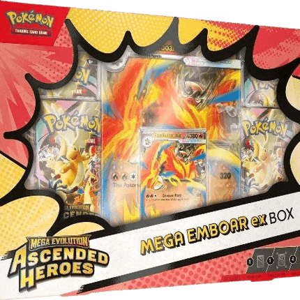 Mega Evolution Ascended Heroes - Mega Emboar ex Box - KTM Collectibles 
