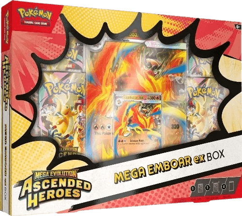 Mega Evolution Ascended Heroes - Mega Emboar ex Box - KTM Collectibles 