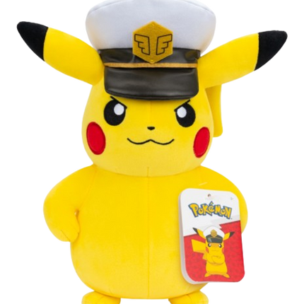 Pokémon 8in Captain Pikachu Plush - KTM Collectibles 