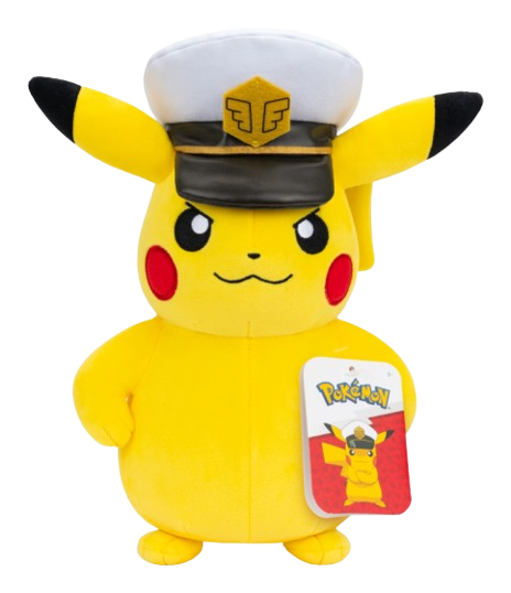 Pokémon 8in Captain Pikachu Plush - KTM Collectibles 