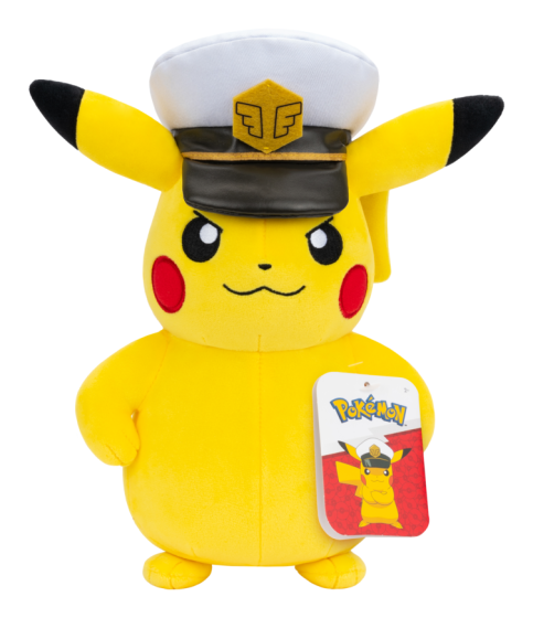 Pokémon 8in Captain Pikachu Plush