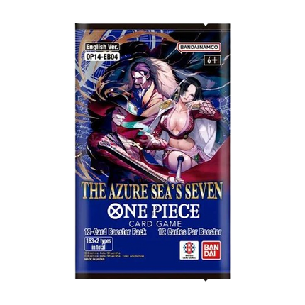 Card game booster pack for 'One Piece' with characters on the cover