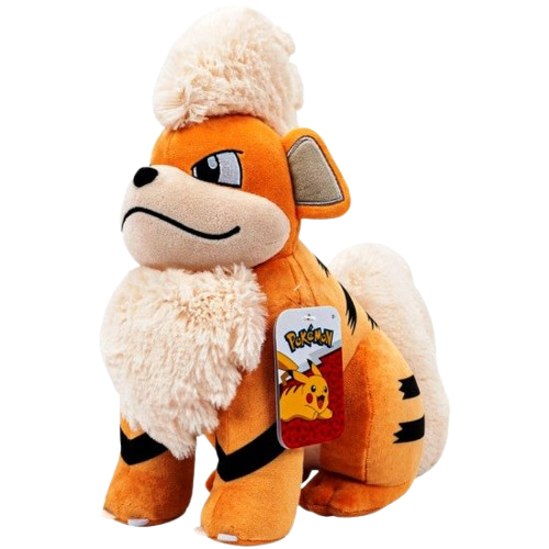 Pokémon 12” Growlithe Plush Soft Toy - KTM Collectibles 