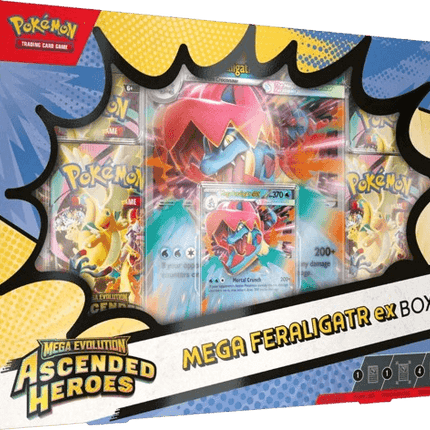 Mega Evolution Ascended Heroes - Mega Feraligatr ex Box - KTM Collectibles 
