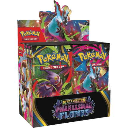 Pokémon TCG: Mega Evolution—Phantasmal Flames Booster Display (CDU) | KTM Collectibles UK - KTM Collectibles 