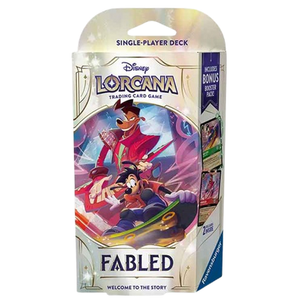 Disney Lorcana trading card game single-player deck packaging on a white background