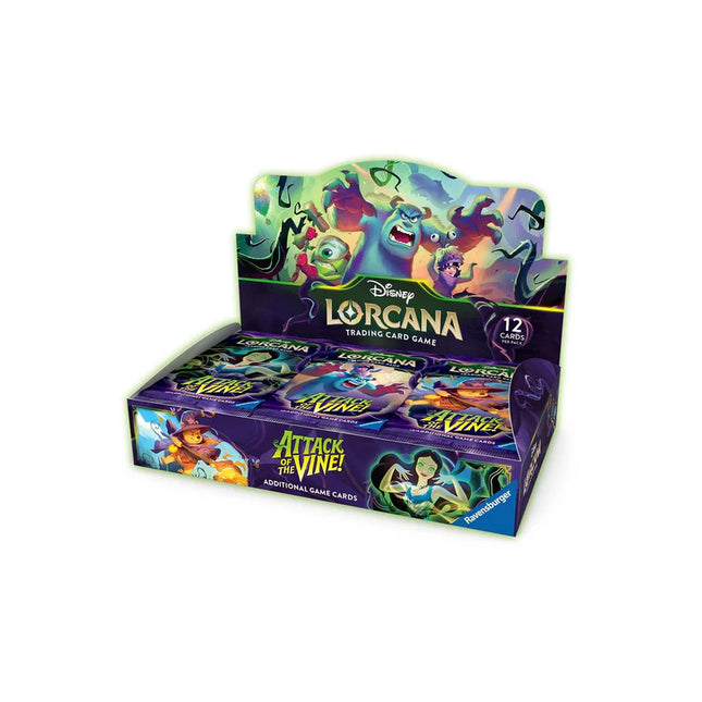 Disney Lorcana TCG Attack of the Vine Booster Pack Display Set 13 - KTM Collectibles 