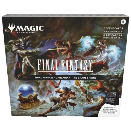 Board game box for 'Final Fantasy' featuring characters and artwork.