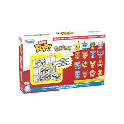 Funko Pop! Pokemon toy collection box on a white background