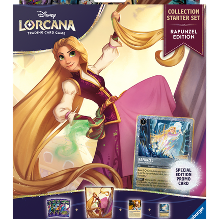 Disney Lorcana TCG Attack of the Vine Starter Collection set with colorful cards and themed artwork, designed for collectors and players.