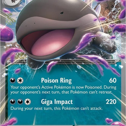 Pokémon Journey Together Paldean Clodsire-Ex card from the Singles collection, featuring detailed illustration and branding.