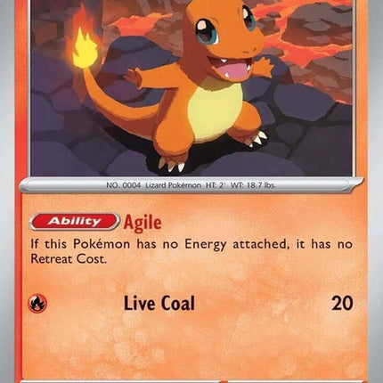 Pokémon TCG Charmander 11 card from ME02 Phantasmal Flames.