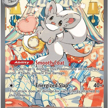 Pokémon Chaos Rising Cinccino EX trading card from the Singles set, featuring detailed artwork of the Pokémon.