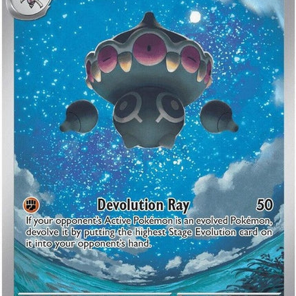 Pokémon Chaos Rising Claydol Pokémon card from the ME04 singles set, featuring detailed artwork and game details.