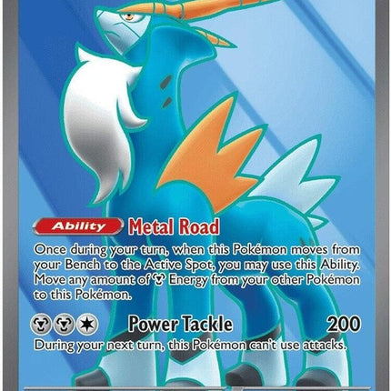Cobalion EX Pokémon card from Chaos Rising set, featuring vibrant artwork and detailed design, used for singles trading card game.