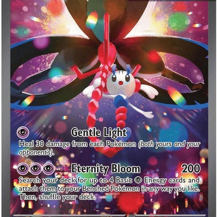 Pokémon Chaos Rising Mega Floette EX card from the ME04 set, featuring vibrant artwork and detailed Pokémon design.