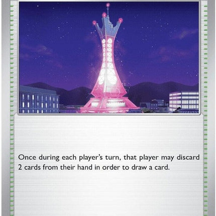 Pokémon Chaos Rising Prism Tower 80 single card featuring vibrant artwork and collectible design, part of the Pokémon trading card series.