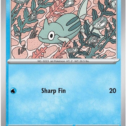 Remoraid Pokémon card from Chaos Rising set, singles by Pokémon featuring detailed illustration of the water-type Pokémon.