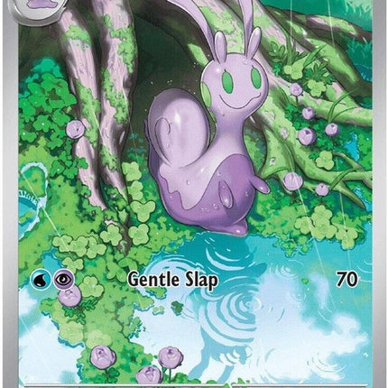Pokémon Chaos Rising Sliggoo single card from ME04 set, featuring a detailed illustration of the dragon-type Pokémon.