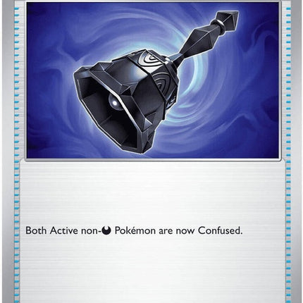 Pokémon ME05 Pitch Black Dark Bell Singles trading card featuring a dark-themed Pokémon character.