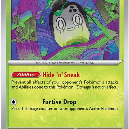 Pokémon ME05 Pitch Black Poltchageist Single figure displayed on a plain background.