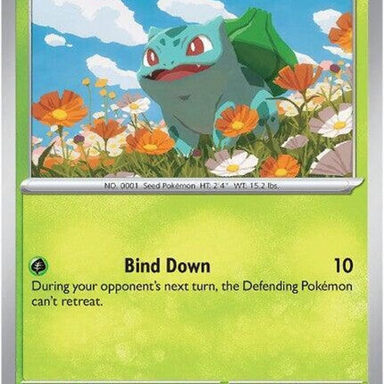 Mega Evolution Bulbasaur Pokémon toy figure, showcasing its detailed design and vibrant colors, from the Mega Evolution series.