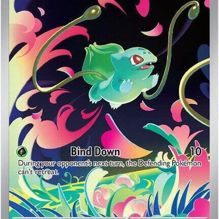 Mega Evolution Bulbasaur Pokémon figure, featuring detailed design and vibrant colors, from the Mega Evolution series.