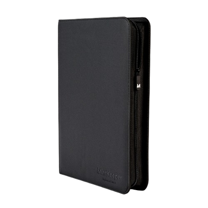 KTM Collectibles MintKeeper 252 Toploader Binder with 9 pockets for storing and organizing collectible cards.