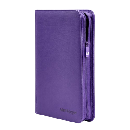 KTM Collectibles MintKeeper 252 Toploader Binder with 9 plastic pocket pages for storing trading cards or collectibles