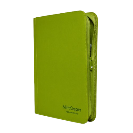 KTM Collectibles MintKeeper 252 Toploader Binder with 9 pockets for storing and organizing collectible cards.
