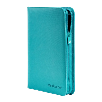 KTM Collectibles MintKeeper Toploader Binder with 4 transparent pockets for storing trading cards or collectibles.