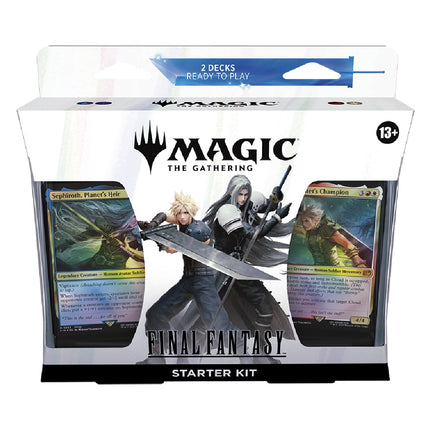 MTG Final Fantasy Starter Kit featuring collectible cards and accessories from KTM Collectibles, perfect for fantasy card game fans.