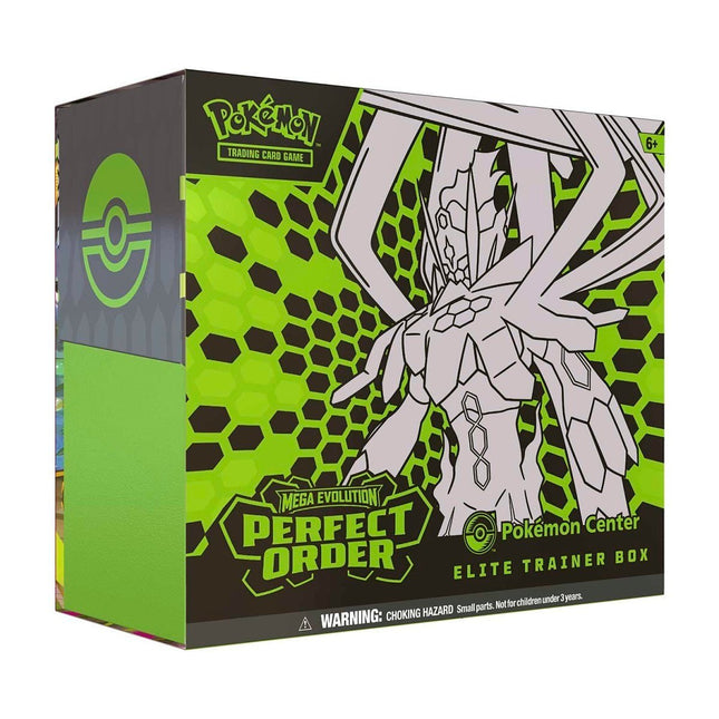 Pokemon Center ETB by KTM Collectibles featuring vibrant artwork and multiple collectible cards inside.