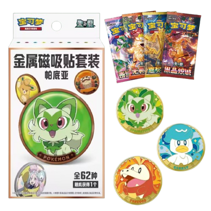 Pokemon Scarlet & Violet Paldea Mystery Magnet Box - KTM Collectibles 