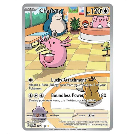 Pokemon - Scarlet & Violet - Twilight Masquerade - Chansey - 187/167 - KTM Collectibles 