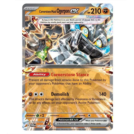 Pokemon - Scarlet & Violet - Twilight Masquerade - Cornerstone Mask Og - KTM Collectibles 