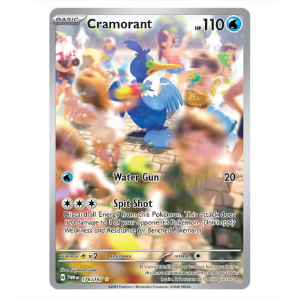 Pokemon - Scarlet & Violet - Twilight Masquerade - Cramorant - 176/167 - KTM Collectibles 