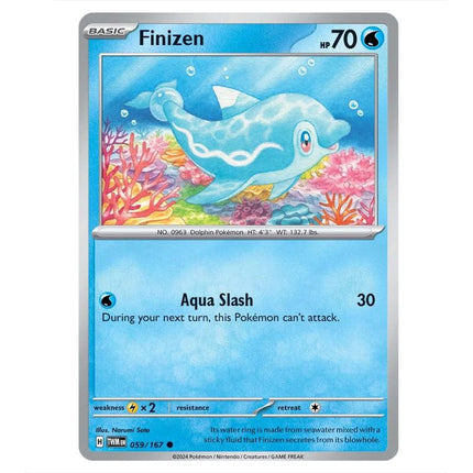 Pokemon - Scarlet & Violet - Twilight Masquerade - Finizen - 059/167 - KTM Collectibles 