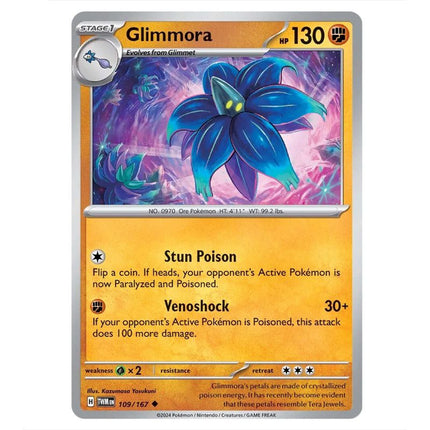 Pokemon - Scarlet & Violet - Twilight Masquerade - Glimmora - 109/167 - KTM Collectibles 