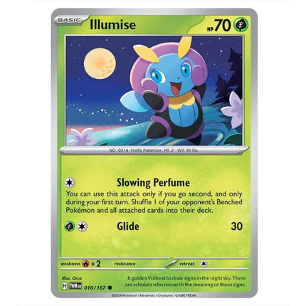 Pokemon - Scarlet & Violet - Twilight Masquerade - Illumise - 010/167 - KTM Collectibles 