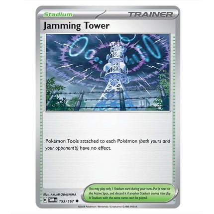 Pokemon - Scarlet & Violet - Twilight Masquerade - Jamming Tower - 153 - KTM Collectibles 