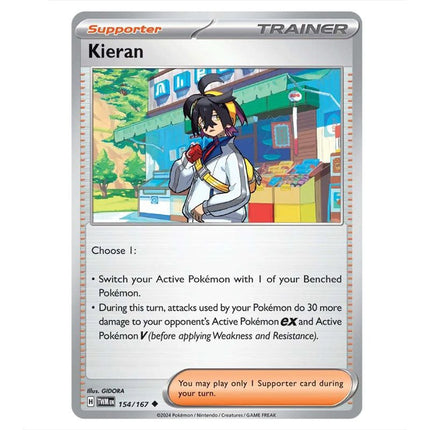 Pokemon - Scarlet & Violet - Twilight Masquerade - Kieran - 154/167 - KTM Collectibles 