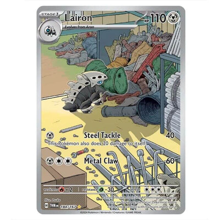 Pokemon - Scarlet & Violet - Twilight Masquerade - Lairon - 184/167 - KTM Collectibles 