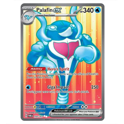Pokemon - Scarlet & Violet - Twilight Masquerade - Palafin ex - 193/16 - KTM Collectibles 