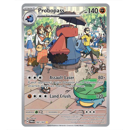 Pokemon - Scarlet & Violet - Twilight Masquerade - Probopass - 182/167 - KTM Collectibles 