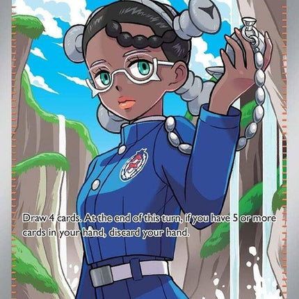 Pokémon Prismatic Evolutions Amarys 132 single card featuring vibrant artwork of the Pokémon in a dynamic pose.