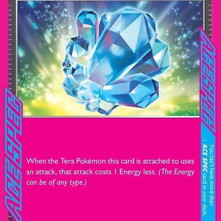 Pokémon Prismatic Evolutions Sparkling Crystal single card featuring vibrant artwork from the Pokémon trading card game.